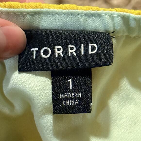 Torrid Maxi Seersucker Tiered Color Block Dress Multi Plus Size 1 /1X/ 14 /16 - Picture 5 of 12